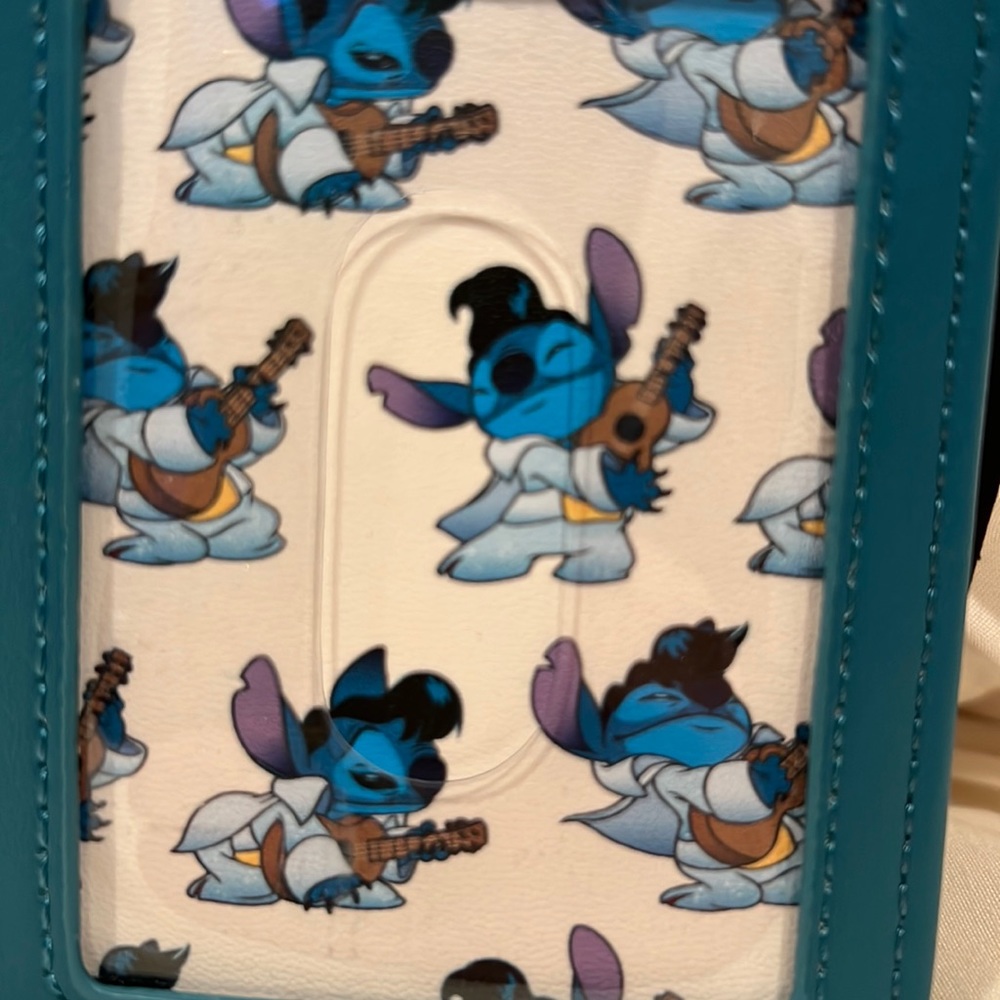 Loungefly Exclusive Disney Lilo and Stitch Elvis Stitch Cardholder NWT - Picture 5 of 5